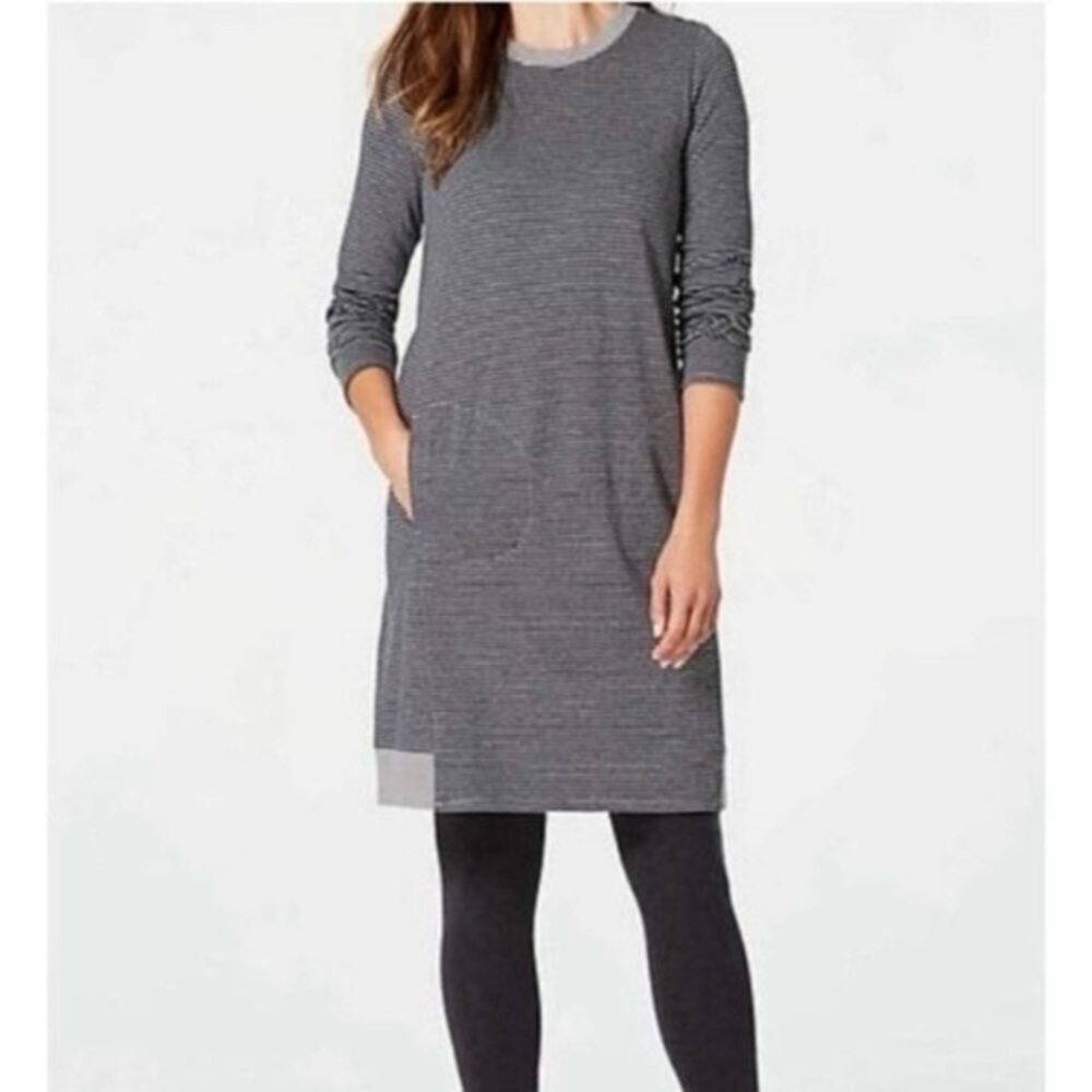 J JILL French Terry Sweatshirt Dress M